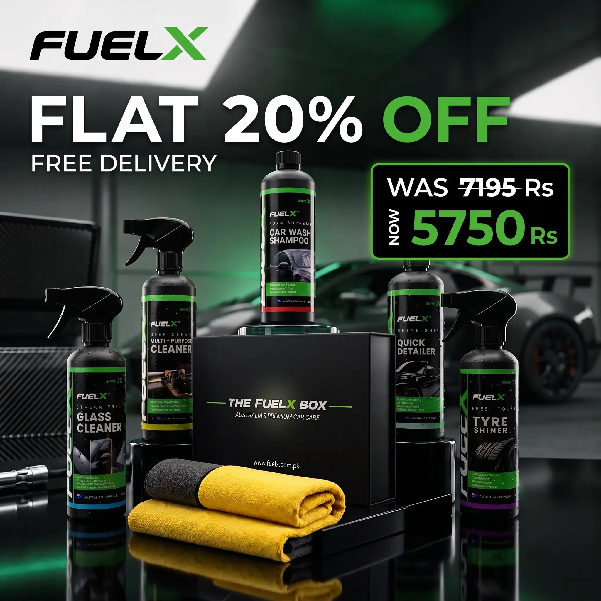 The FuelX Box - Complete Car Care Kit