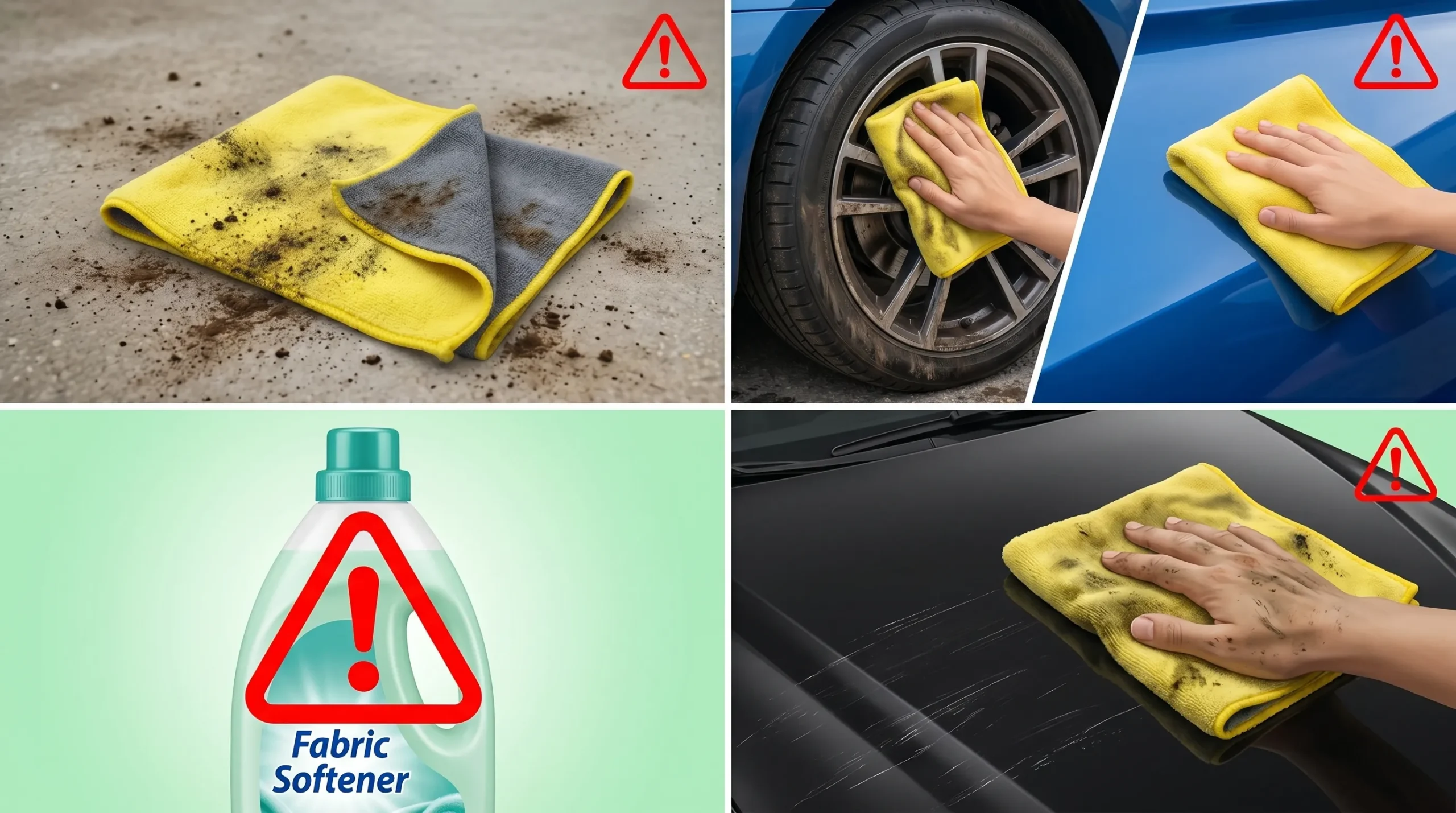 Best Microfiber Cloth for Car Cleaning in Pakistan (Complete Beginner Guide) Common Mistakes With Microfiber scaled
