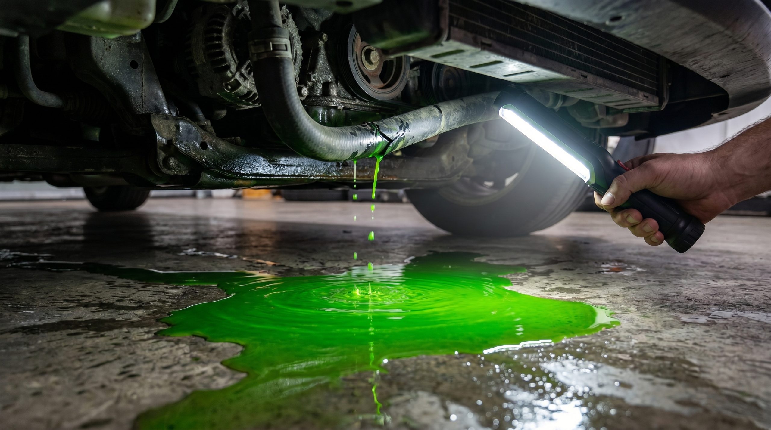 Signs Your Car Coolant Needs Changing Before Engine Damage Happens Coolant Leak Image scaled