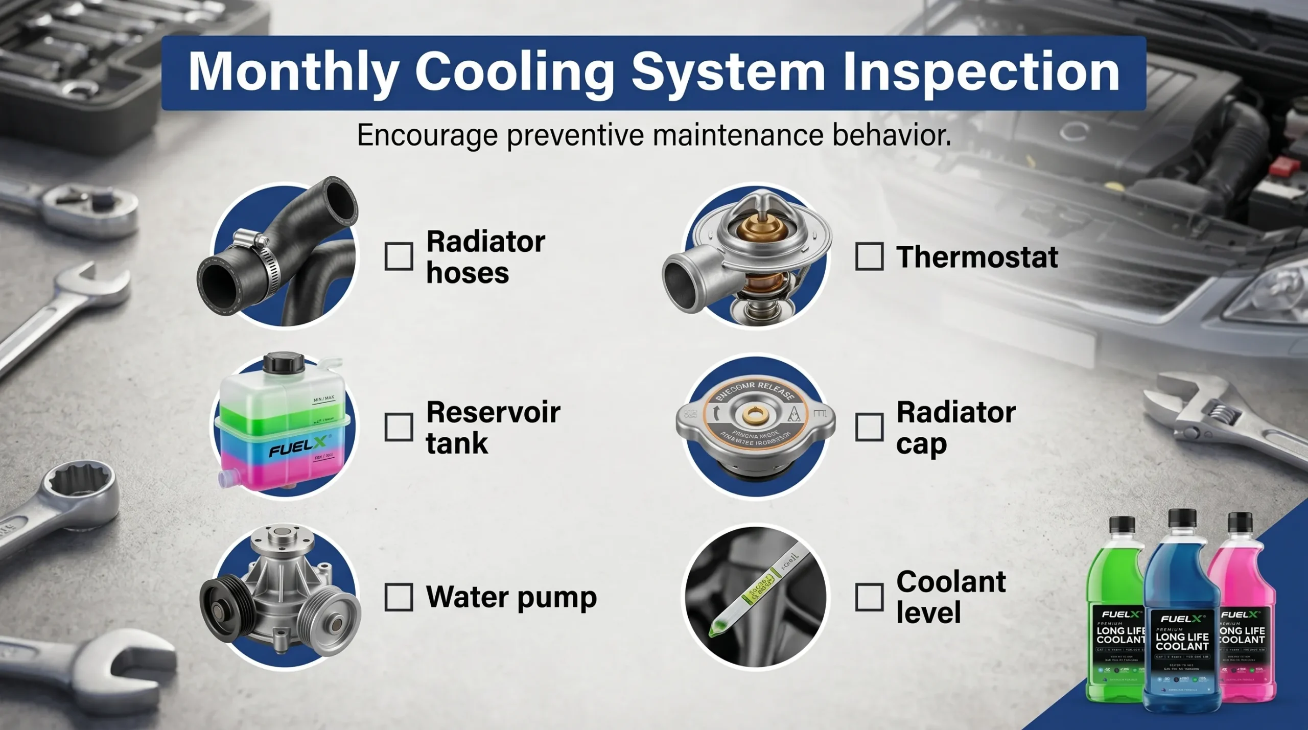 Can You Mix Different Coolants in Your Car? Risks, Myths & Safe Solutions Cooling System Inspection scaled