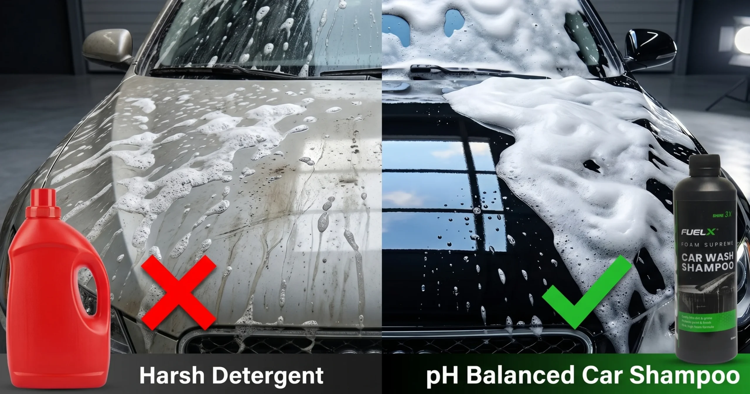 Best Car Wash Shampoo in Pakistan (2026 Guide for Shine, Protection & Safe Cleaning) Difference between detergent and car wash shampoo