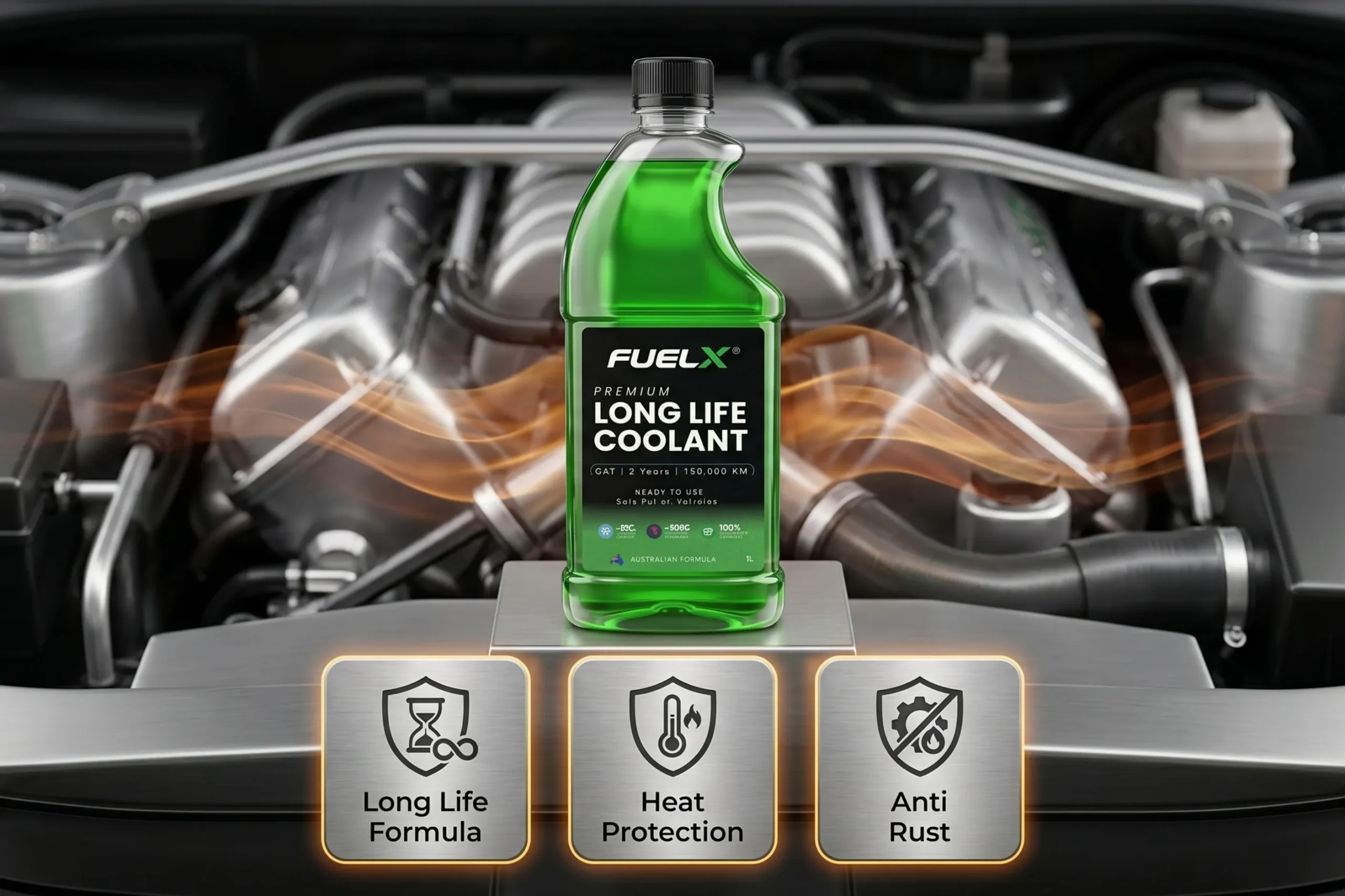 Best Coolant for Cars in Pakistan (Complete Guide 2026) FuelX long life coolant for cars in Pakistan