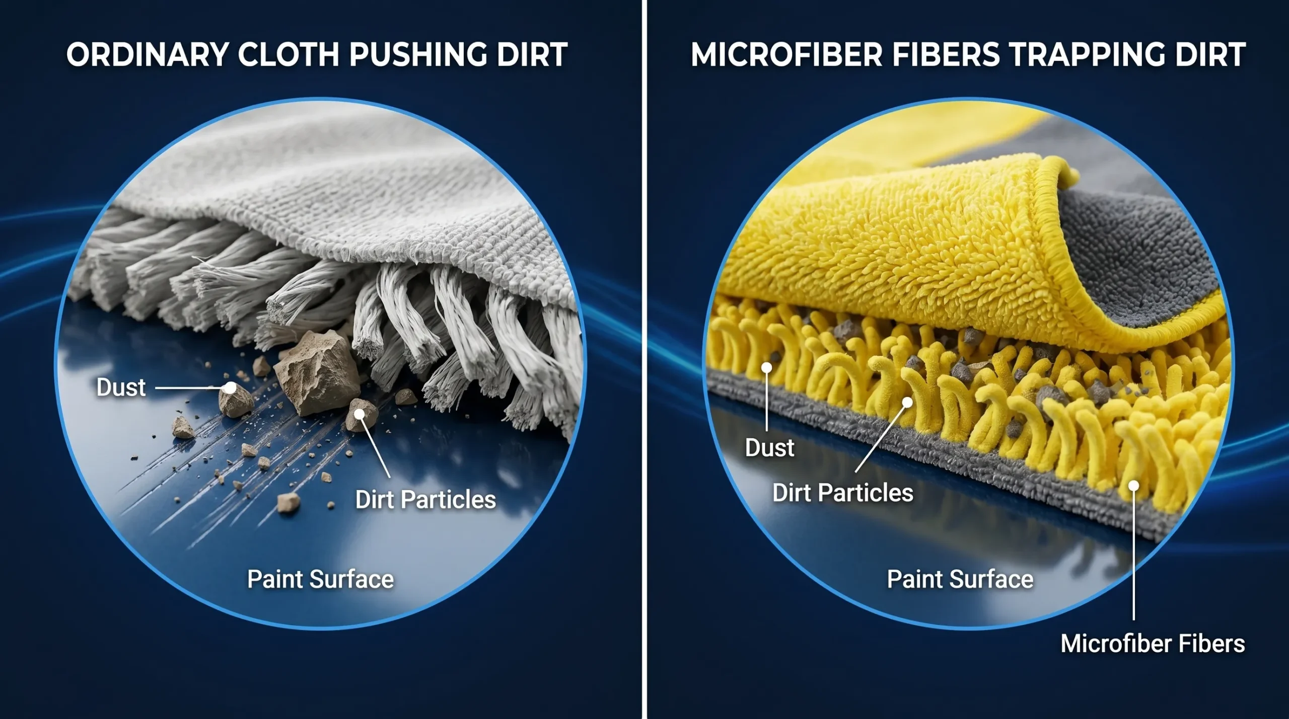 Best Microfiber Cloth for Car Cleaning in Pakistan (Complete Beginner Guide) Microfiber Fibers Actually Do scaled