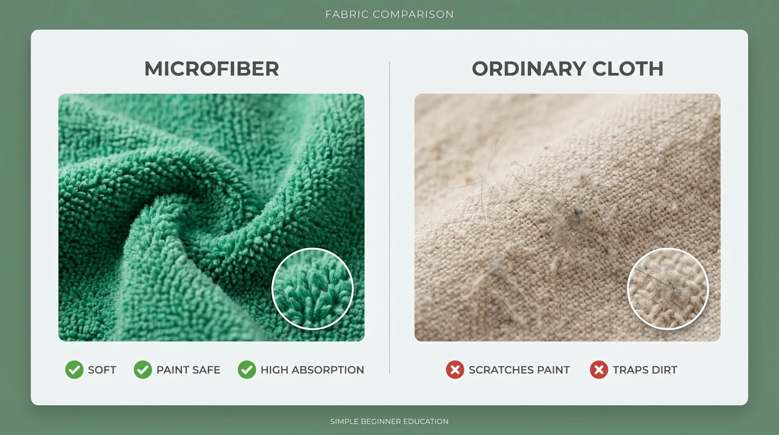 How to Protect Your Car Paint from Dust and Sunlight in Pakistan (Complete Guide 2026) Microfiber vs Ordinary Cloth scaled