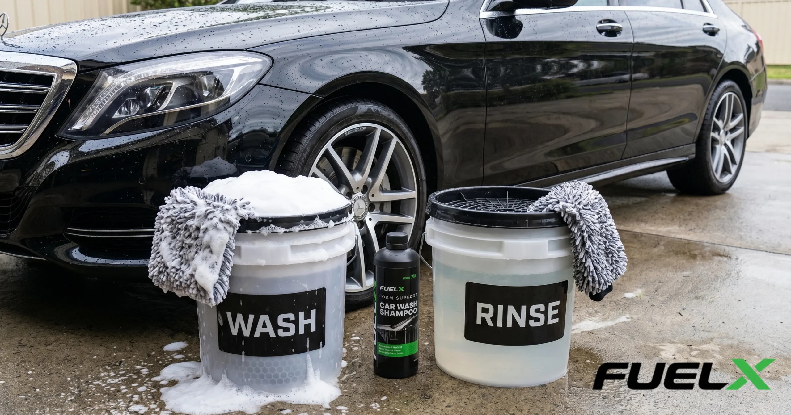 Best Car Wash Shampoo in Pakistan (2026 Guide for Shine, Protection & Safe Cleaning) Two bucket method for safe car washing