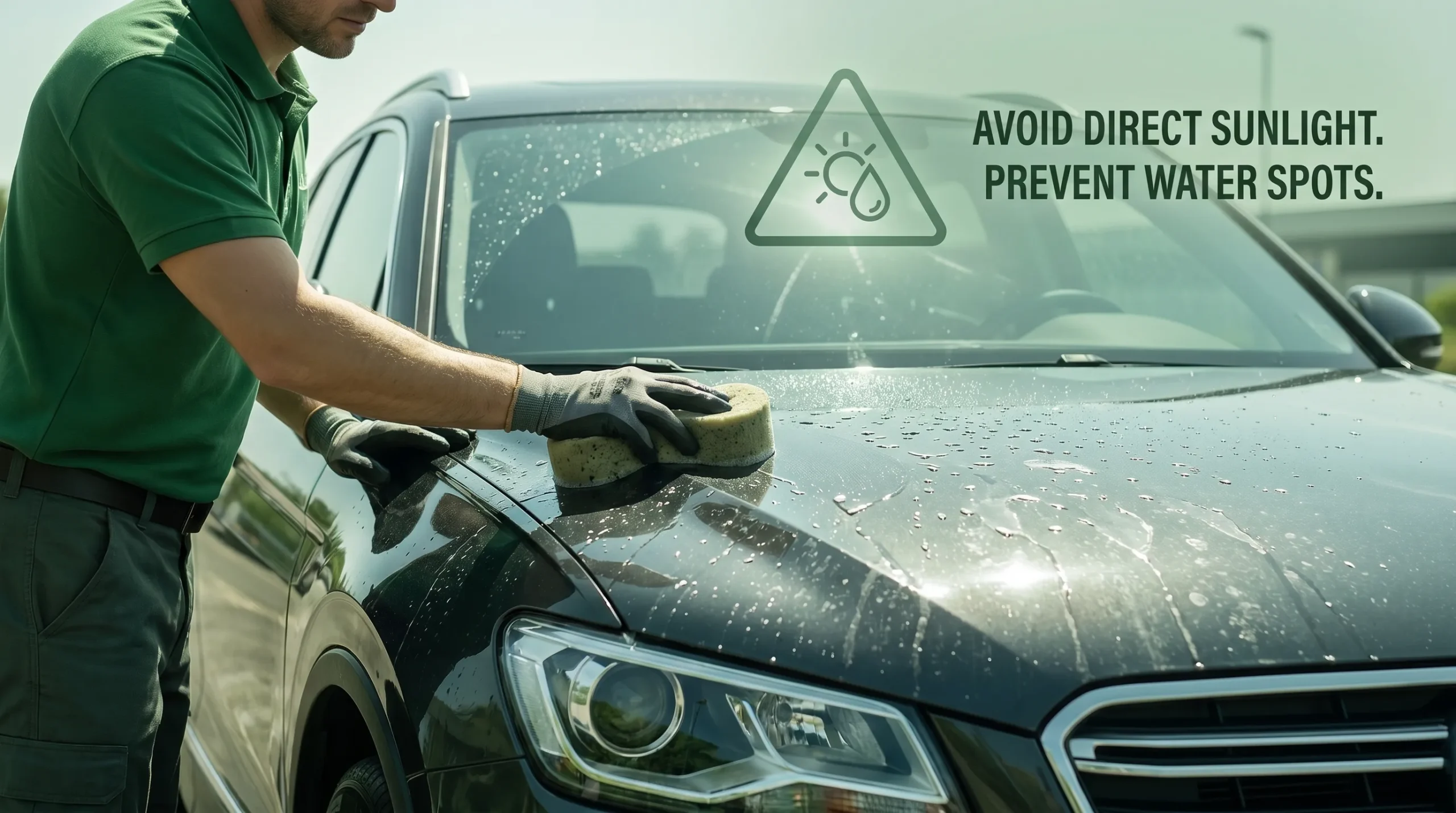How to Protect Your Car Paint from Dust and Sunlight in Pakistan (Complete Guide 2026) Washing Under Sunlight scaled