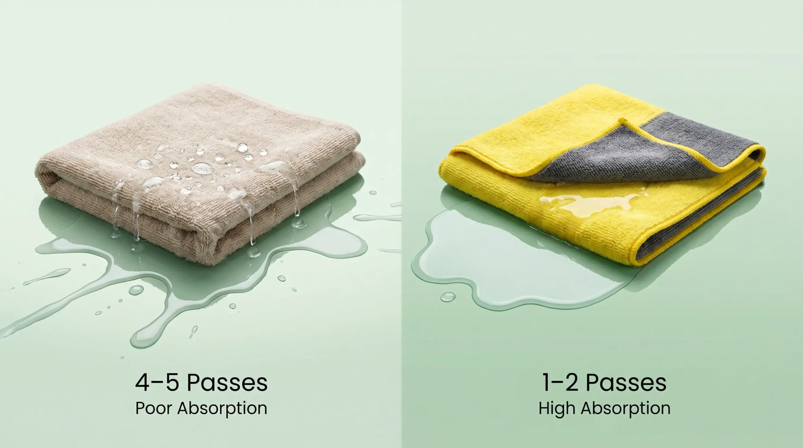 Best Microfiber Cloth for Car Cleaning in Pakistan (Complete Beginner Guide) Water Absorption scaled