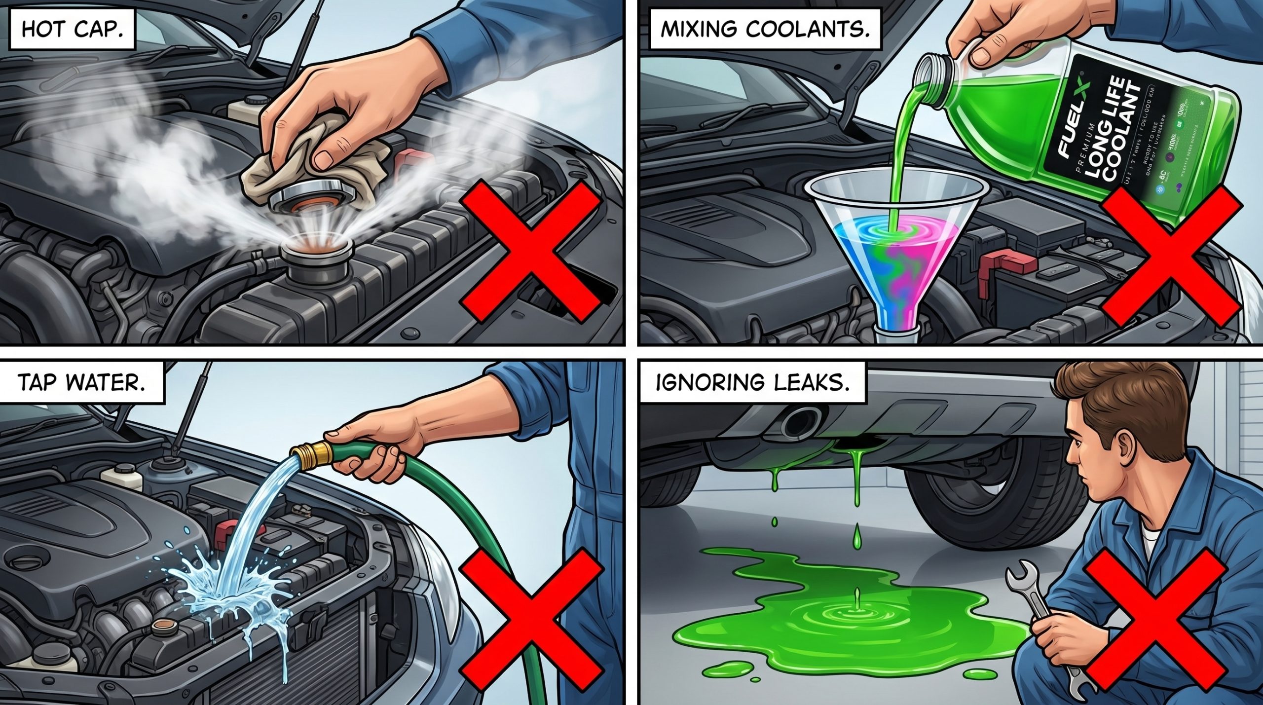 How to Choose the Right Coolant for Your Car Beginner Mistakes scaled