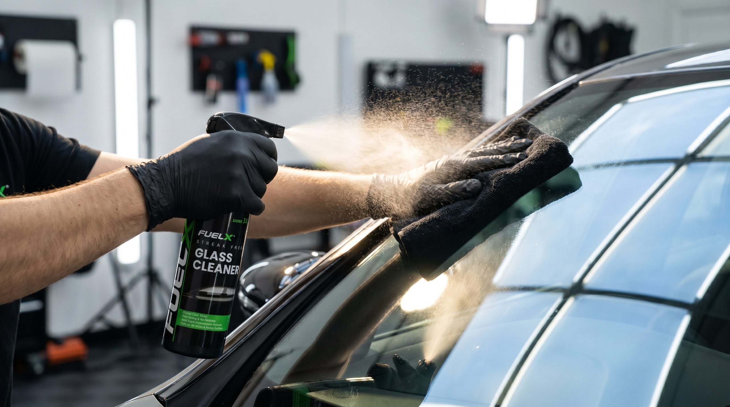 How to Wash Your Car Properly at Home (Complete Beginner Guide) Glass Cleaning Process scaled
