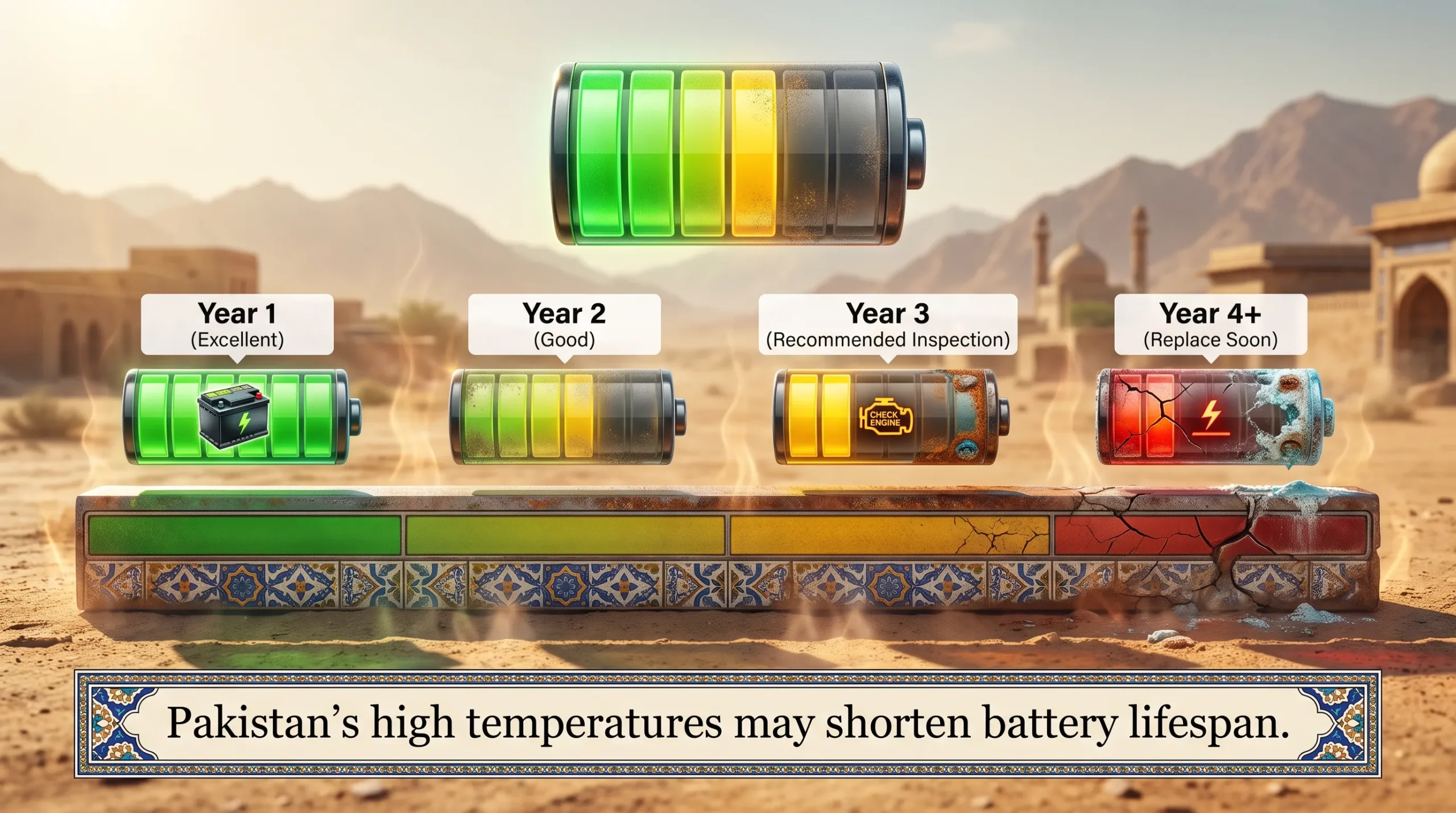 7 Signs Your Car Battery Is About to Fail Sign 7 – Battery Is More Than Three Years Old scaled