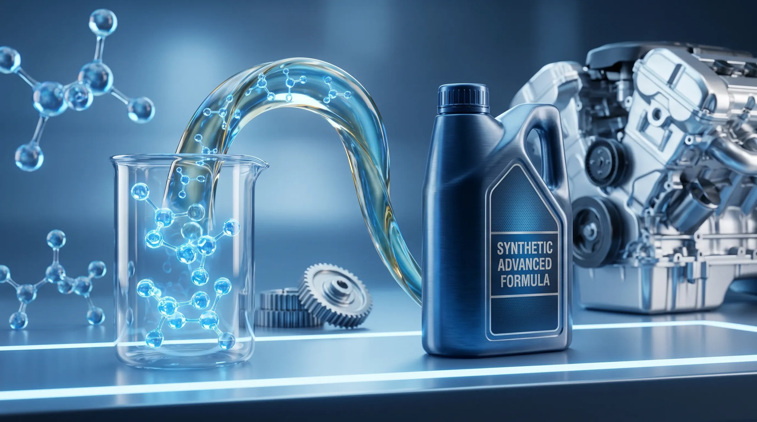 What Is Synthetic Engine Oil scaled