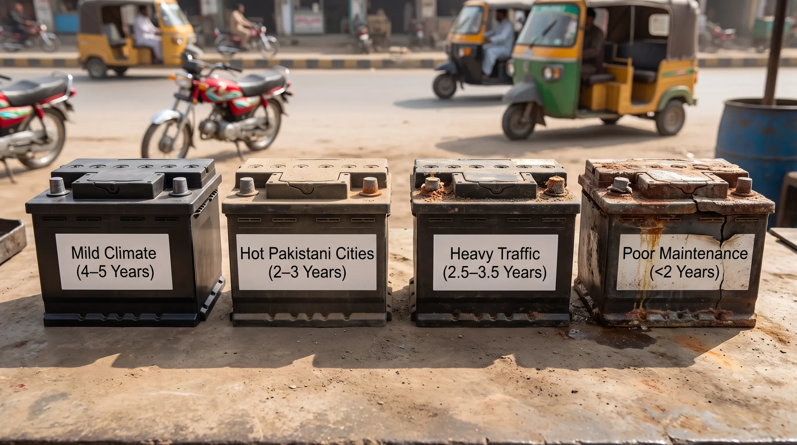 Car Battery Maintenance Tips for Pakistani Weather car battery lifespan pakistan scaled