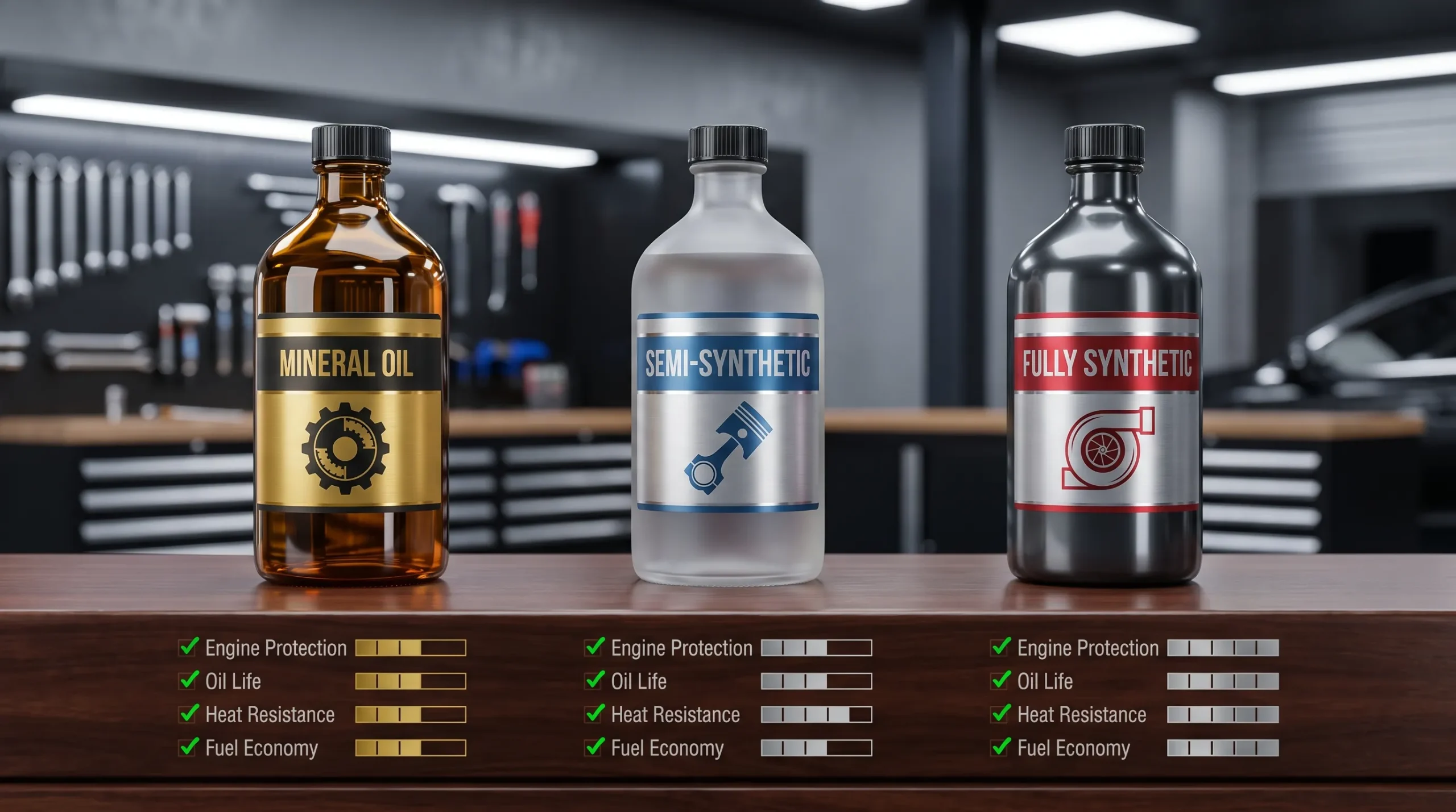 How to Choose the Right Engine Oil for Your Car in Pakistan (Complete 2026 Guide) Comparison of mineral, semi-synthetic, and fully synthetic engine oils