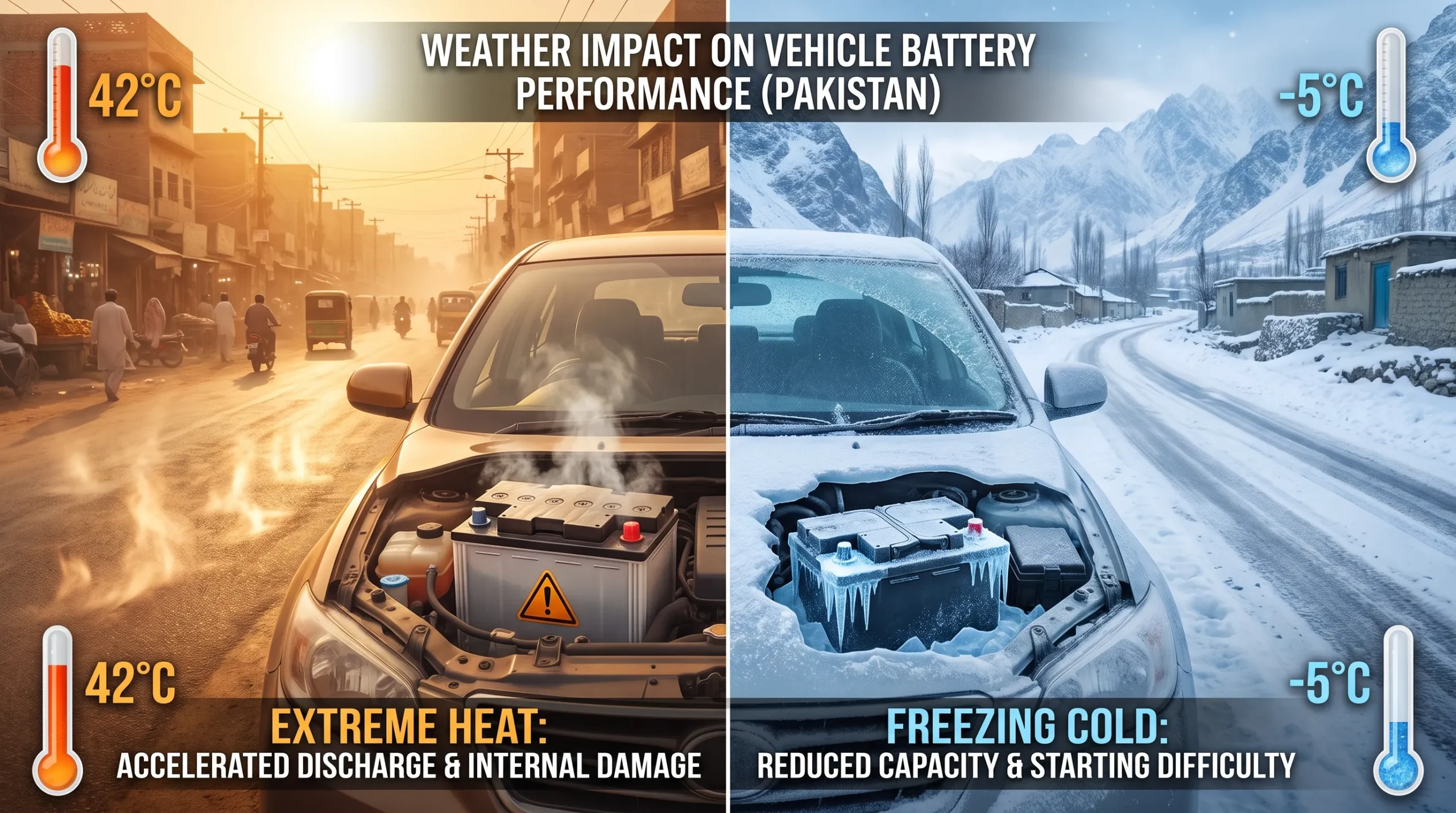 Car Battery Maintenance Tips for Pakistani Weather pakistan weather effects car battery scaled