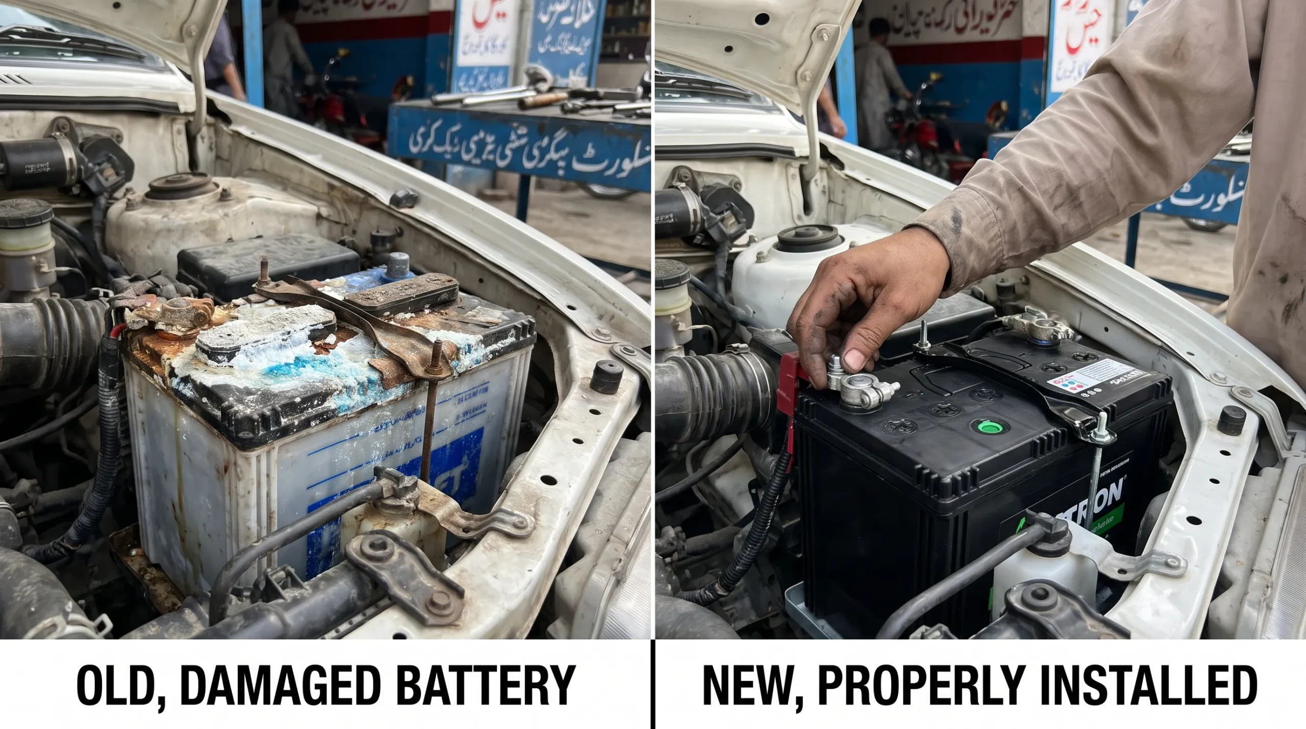 Car Battery Maintenance Tips for Pakistani Weather replace old car battery scaled