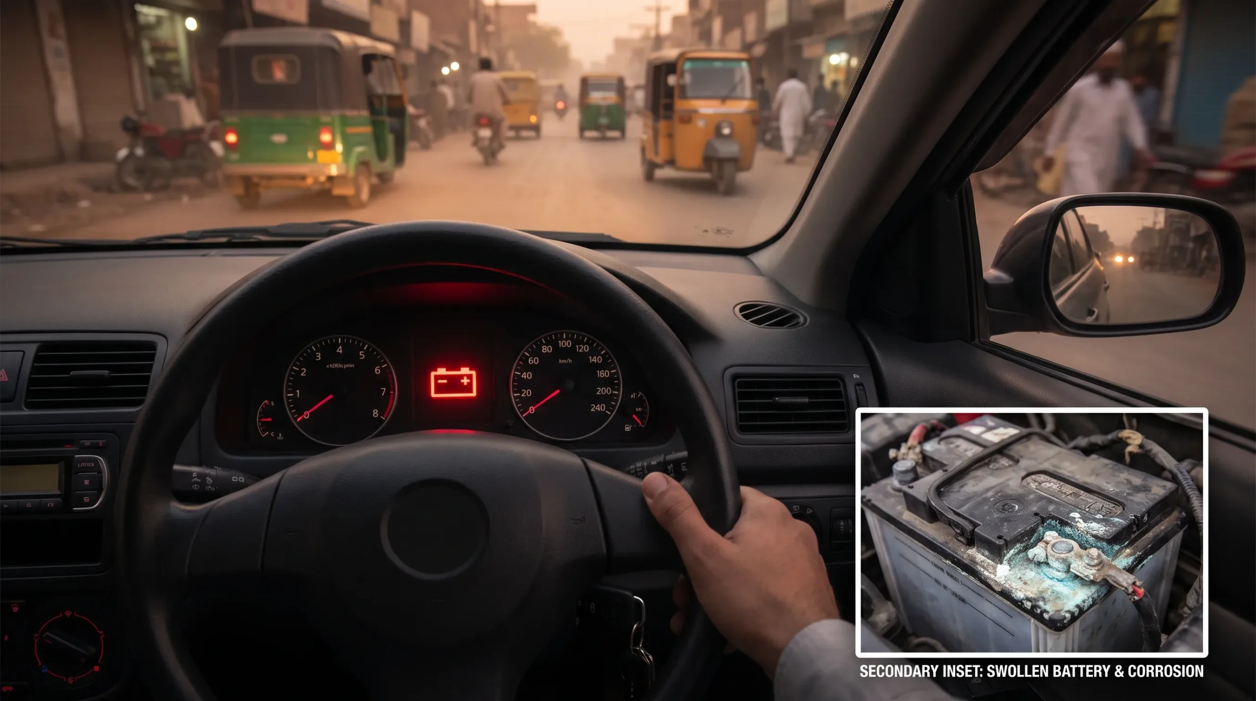 Car Battery Maintenance Tips for Pakistani Weather warning signs of weak car battery scaled