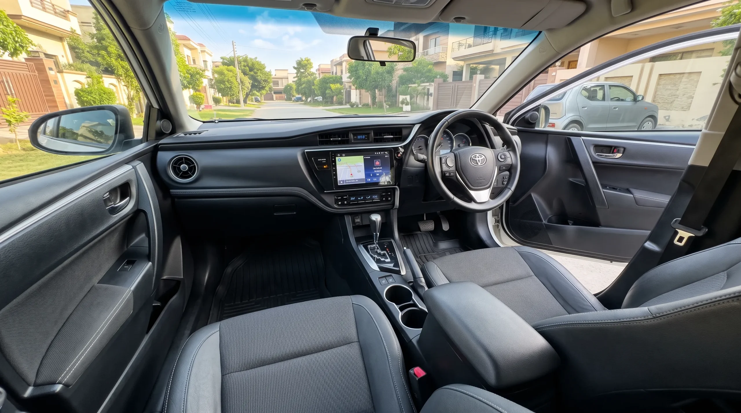 Car Interior Detailing at Home: Step-by-Step Guide Freshly detailed and clean car interior after home detailing