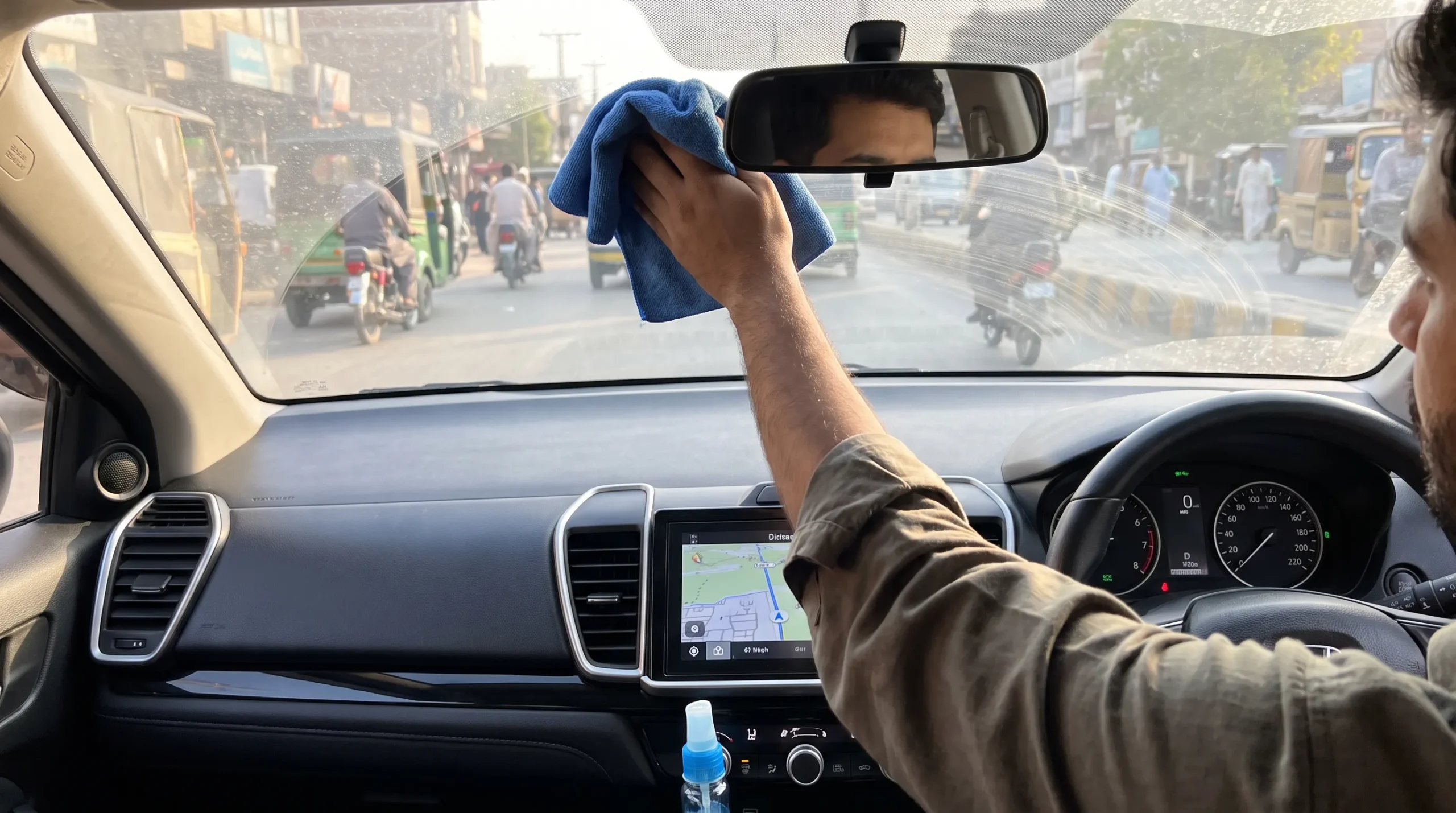 Dont Forget the Inside of the Windshield scaled