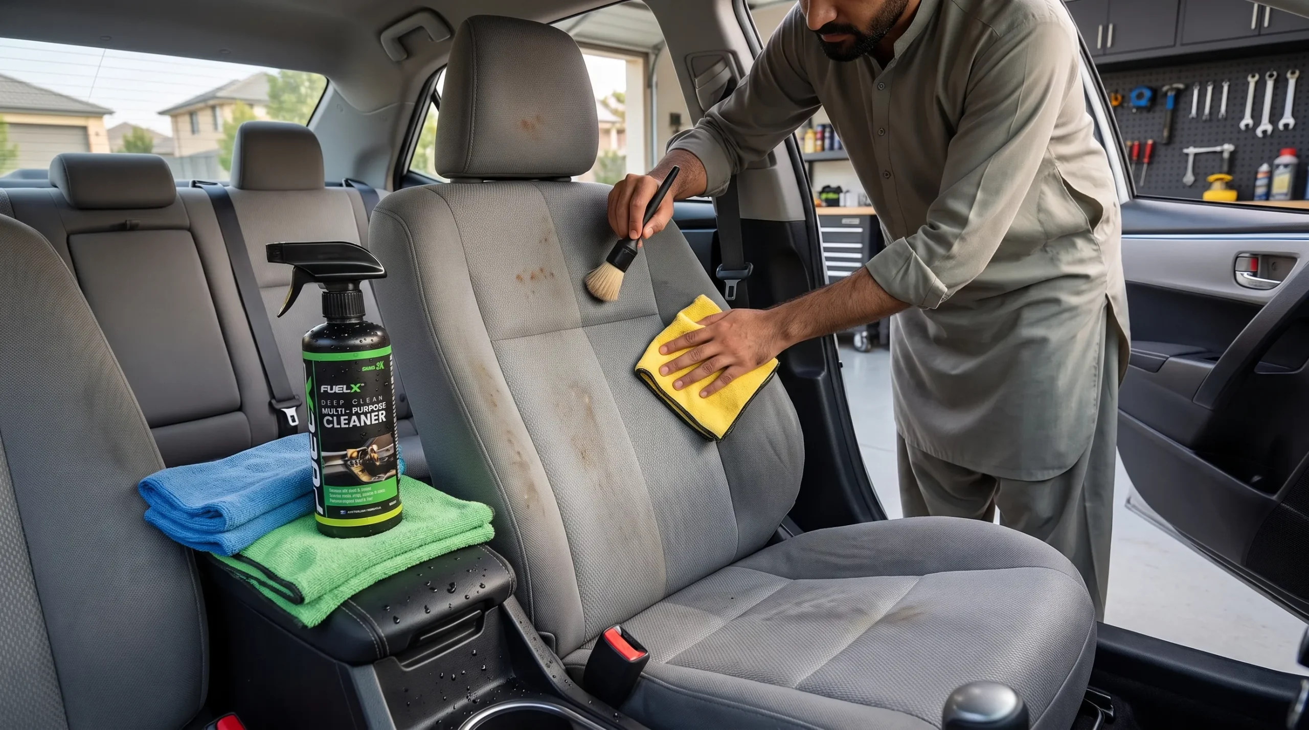 How to clean car seats at home without damaging them