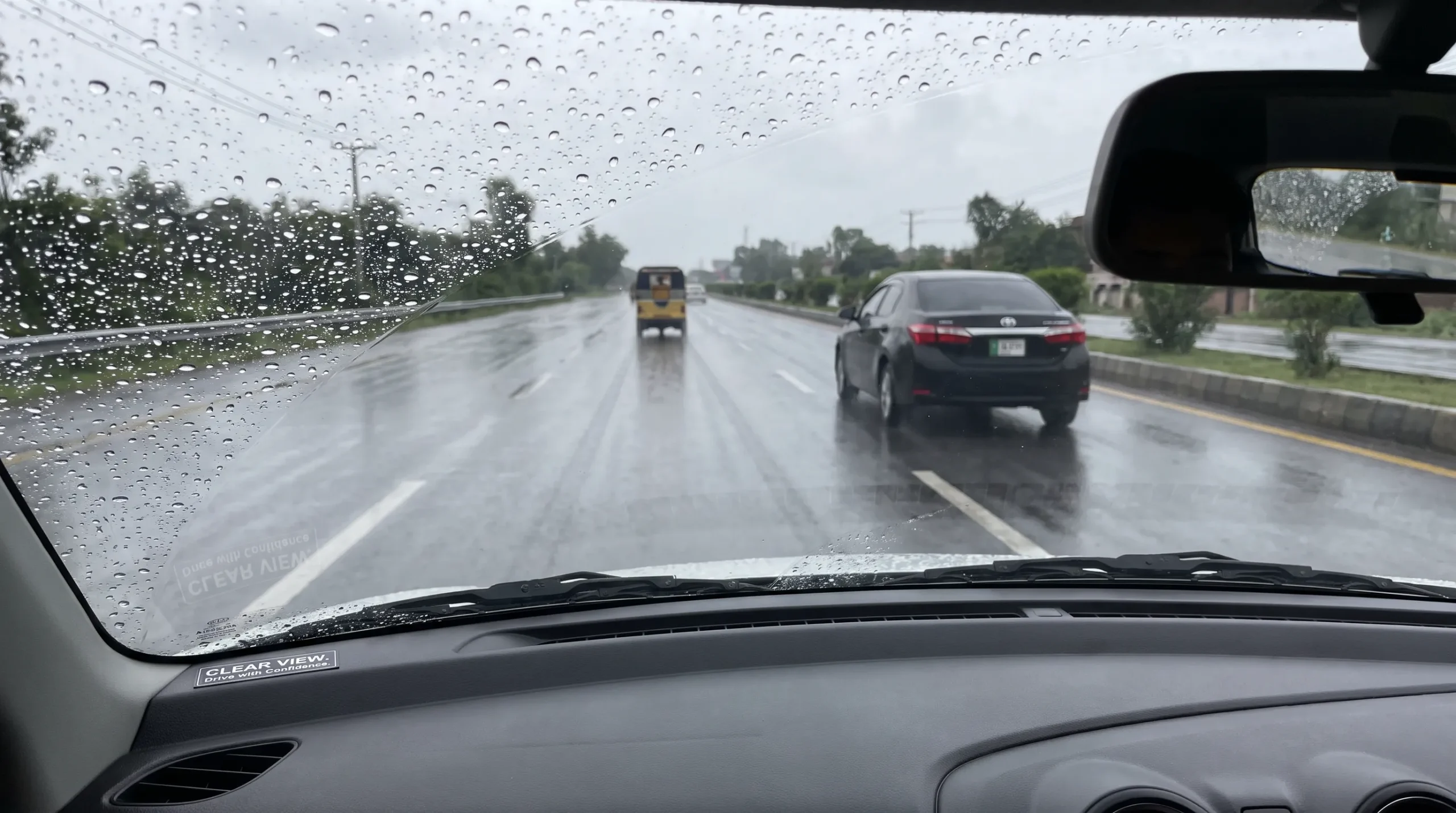 How to Clean Windshield and Windows for Better Visibility in Rain