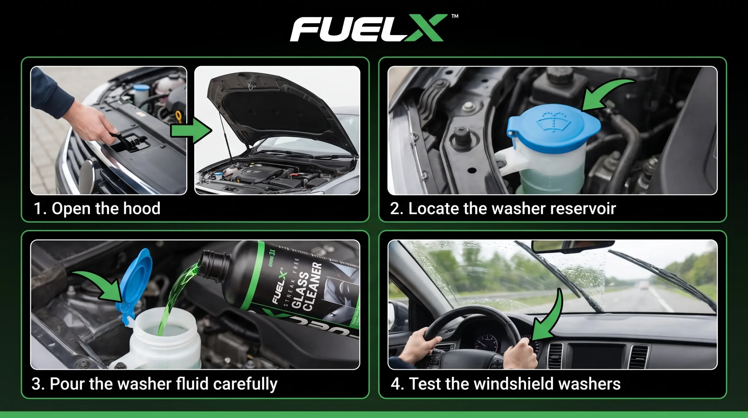 How to Refill Windshield Washer Fluid scaled