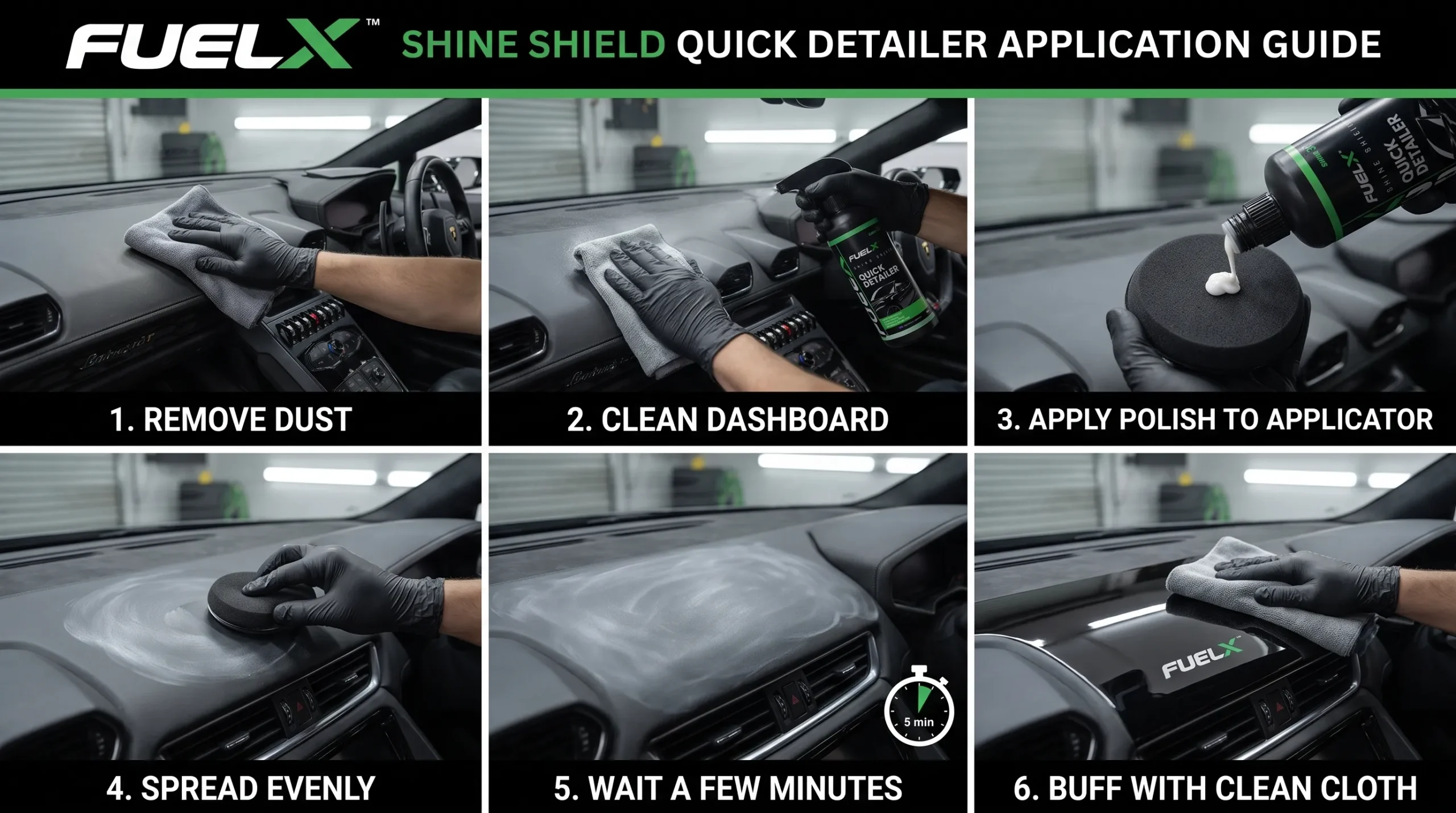 Step by Step Dashboard Polishing Process scaled