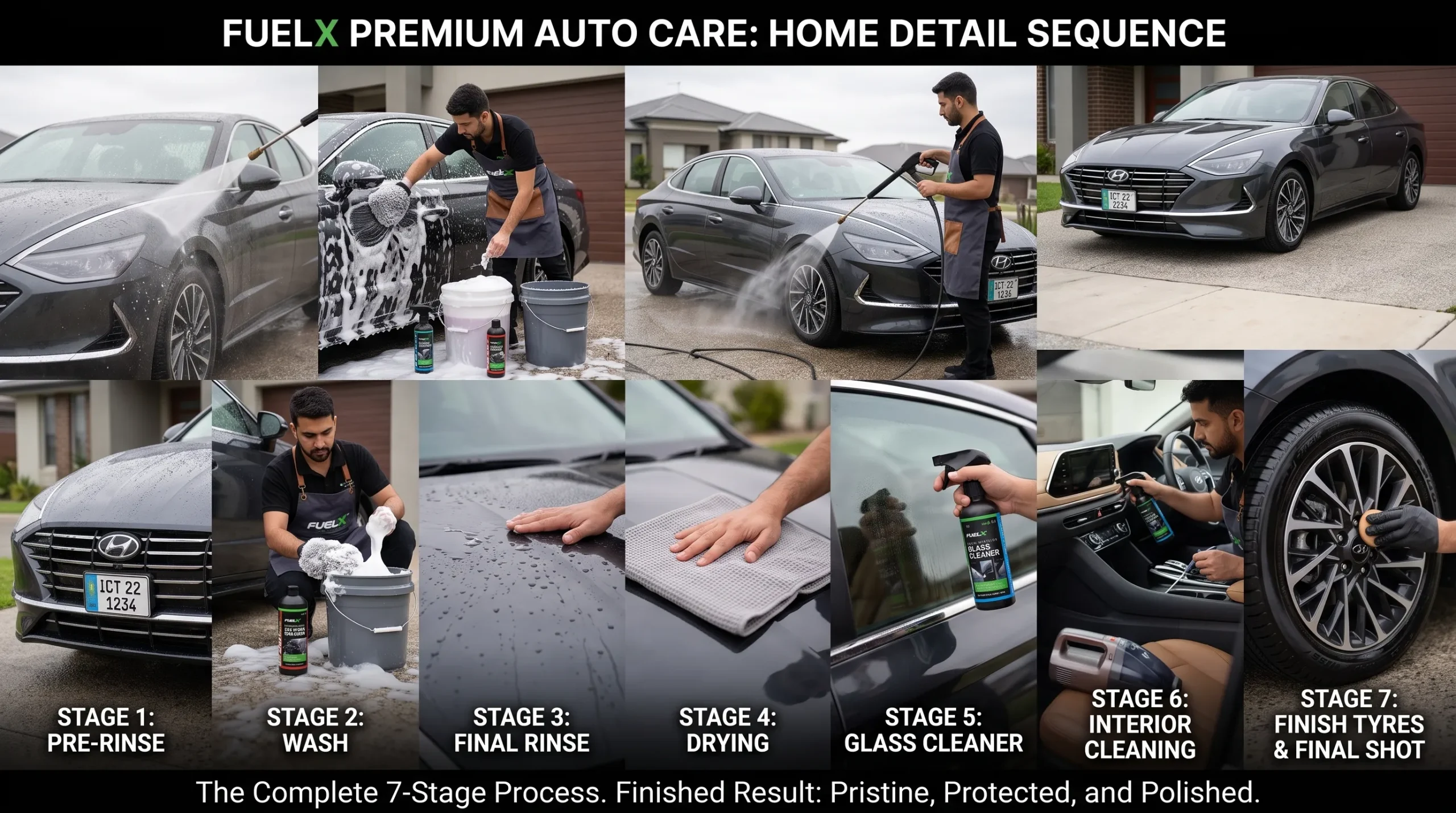 Best Car Cleaning Products for a Complete Home Car Wash Step-by-step home car washing process