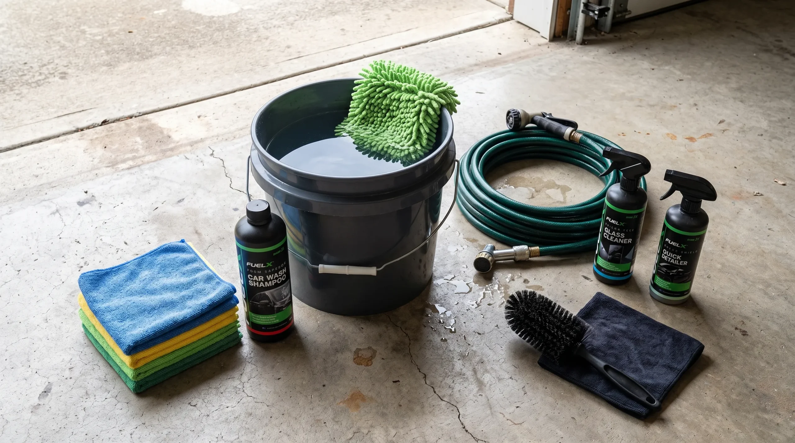 How to Remove Mud and Rainwater Stains From Your Car Car cleaning supplies for removing mud and rainwater stains