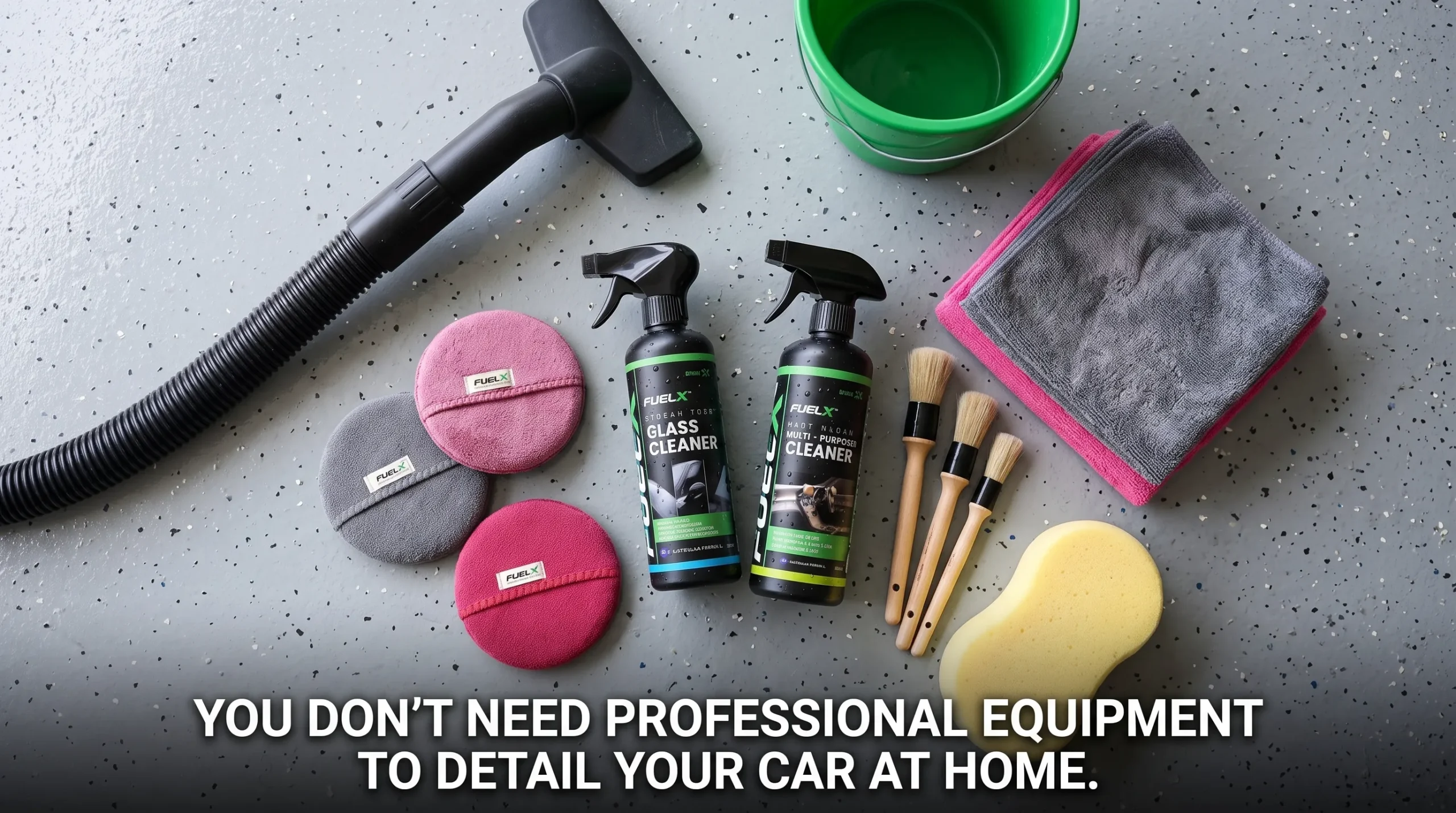 Car Interior Detailing at Home: Step-by-Step Guide Tools and cleaning products needed for car interior detailing at home