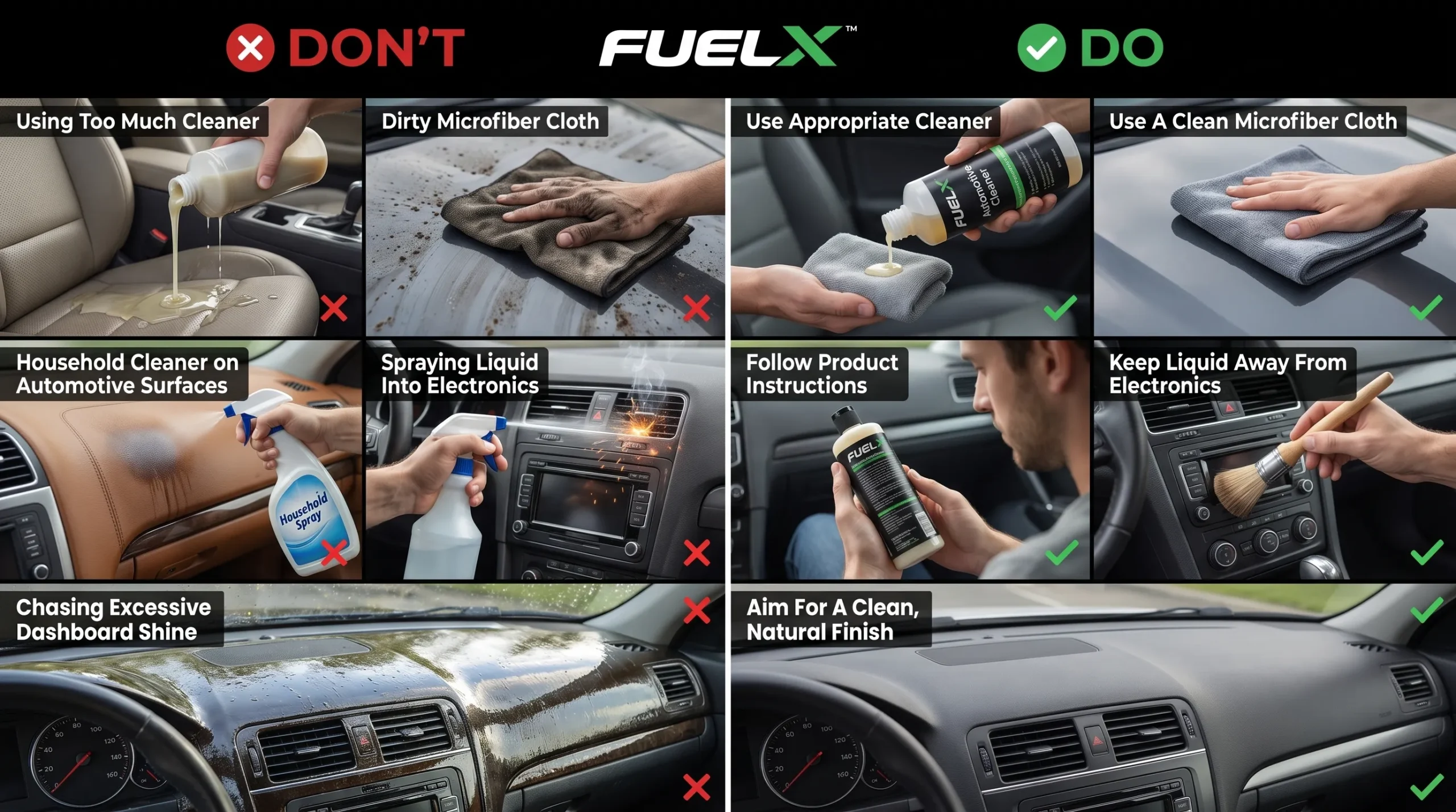 Best Car Interior Cleaner in Pakistan: What to Look For Common mistakes when cleaning a car interior