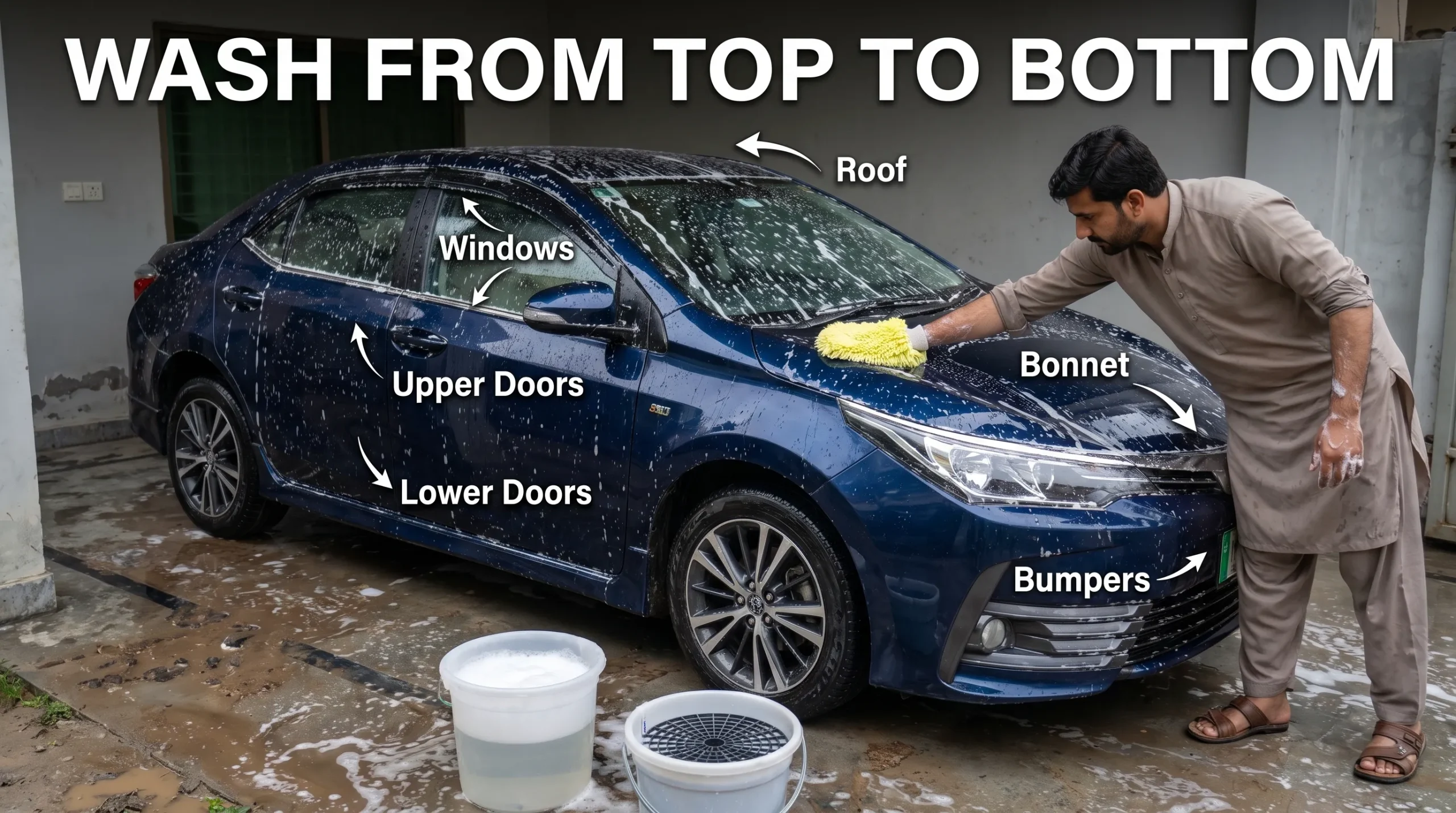 How to Make Your Car Shine After a Rainy-Day Wash Washing a car from top to bottom after rain
