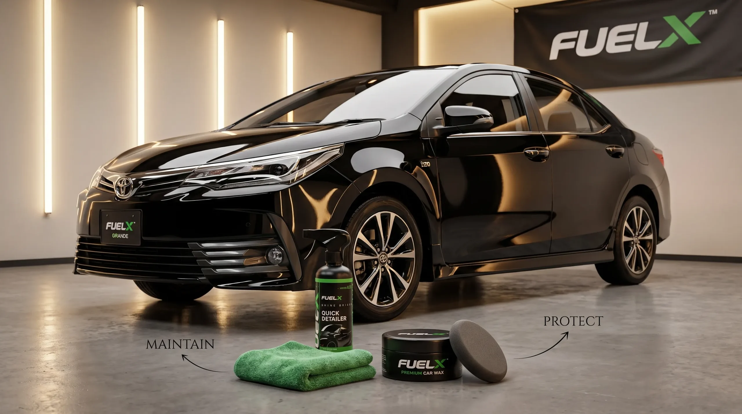 Quick Detailer vs Car Wax: What's the Difference? Glossy car after exterior detailing with quick detailer and car wax